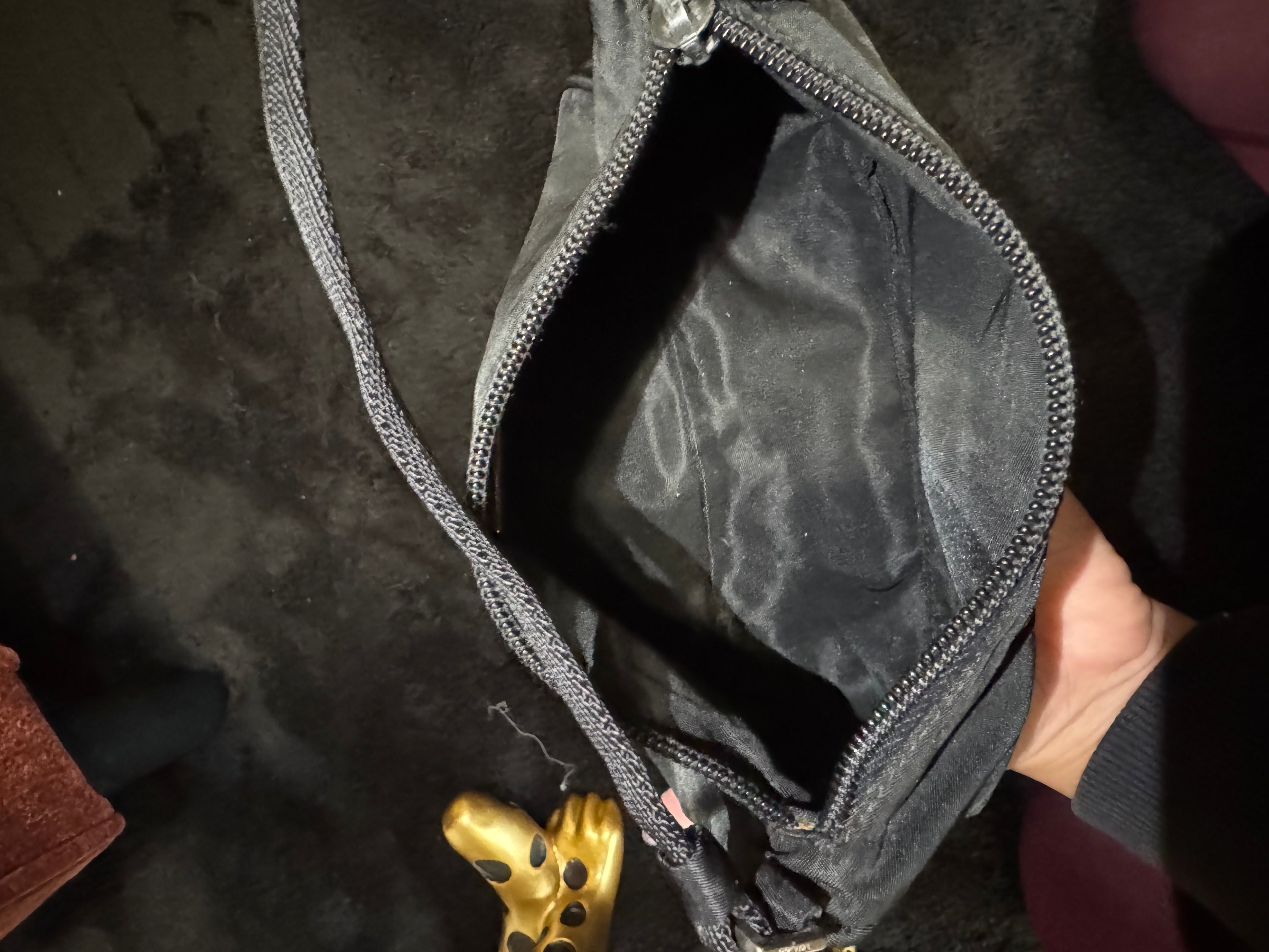 Prada Black Mini Nylon Shoulder Bag