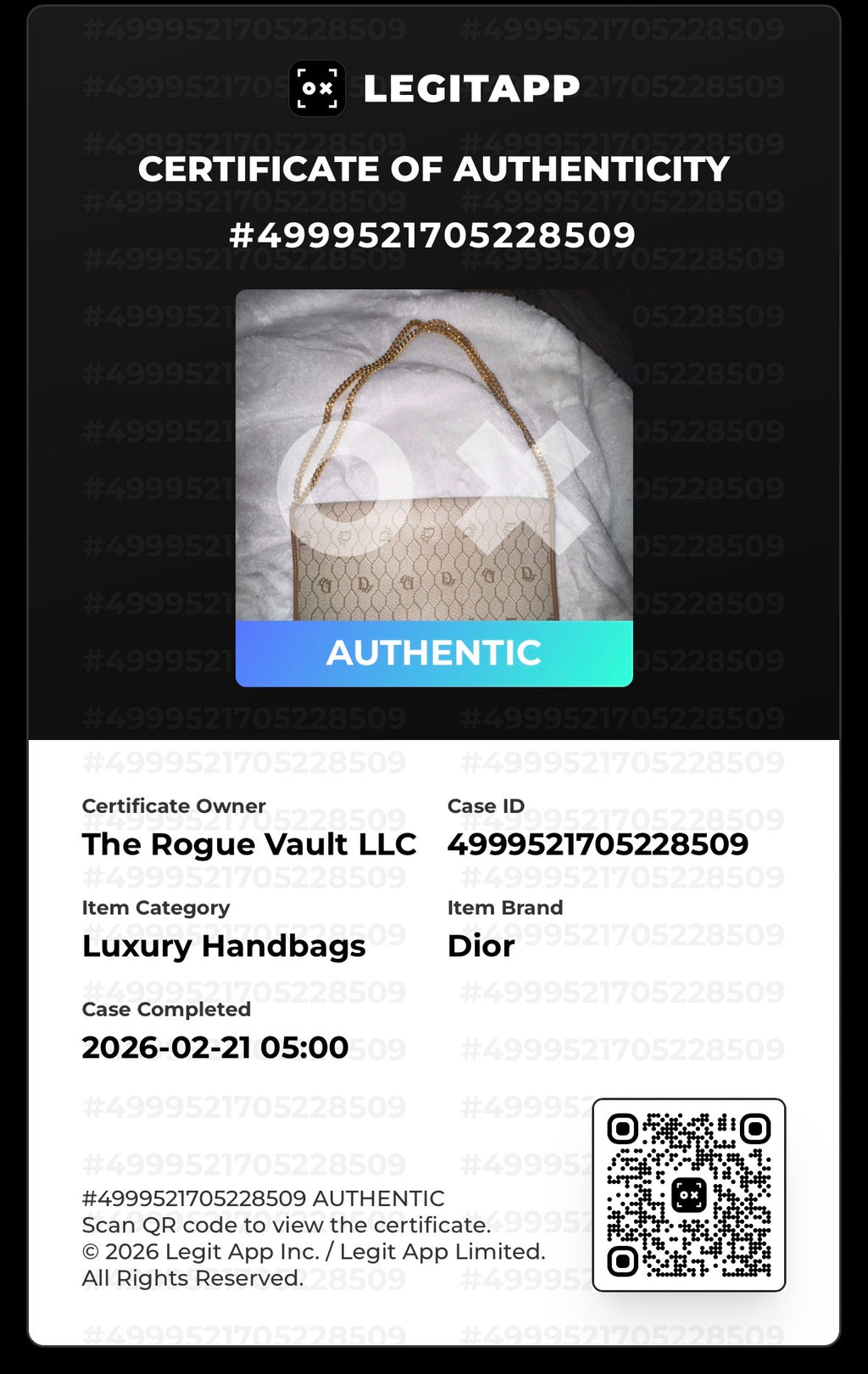 Vintage Dior Honeycomb Canvas Chain Shoulder Bag in Cream