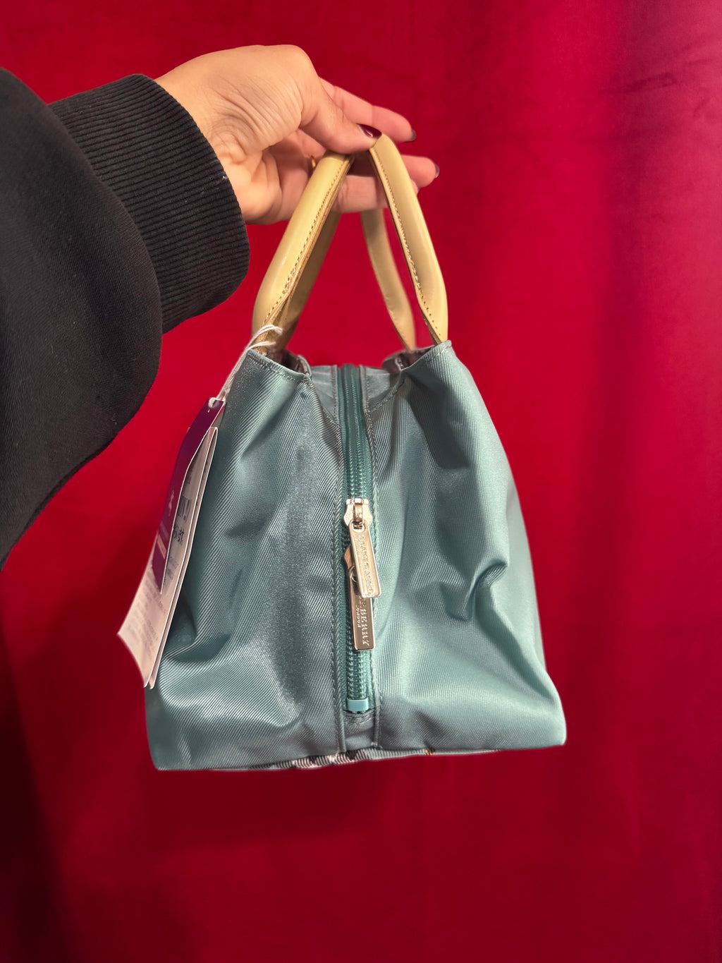 Burberry Blue Label Teal Nylon Tote (Japanese Exclusive)