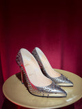 Christian Louboutin Metallic Gold Spike Pumps