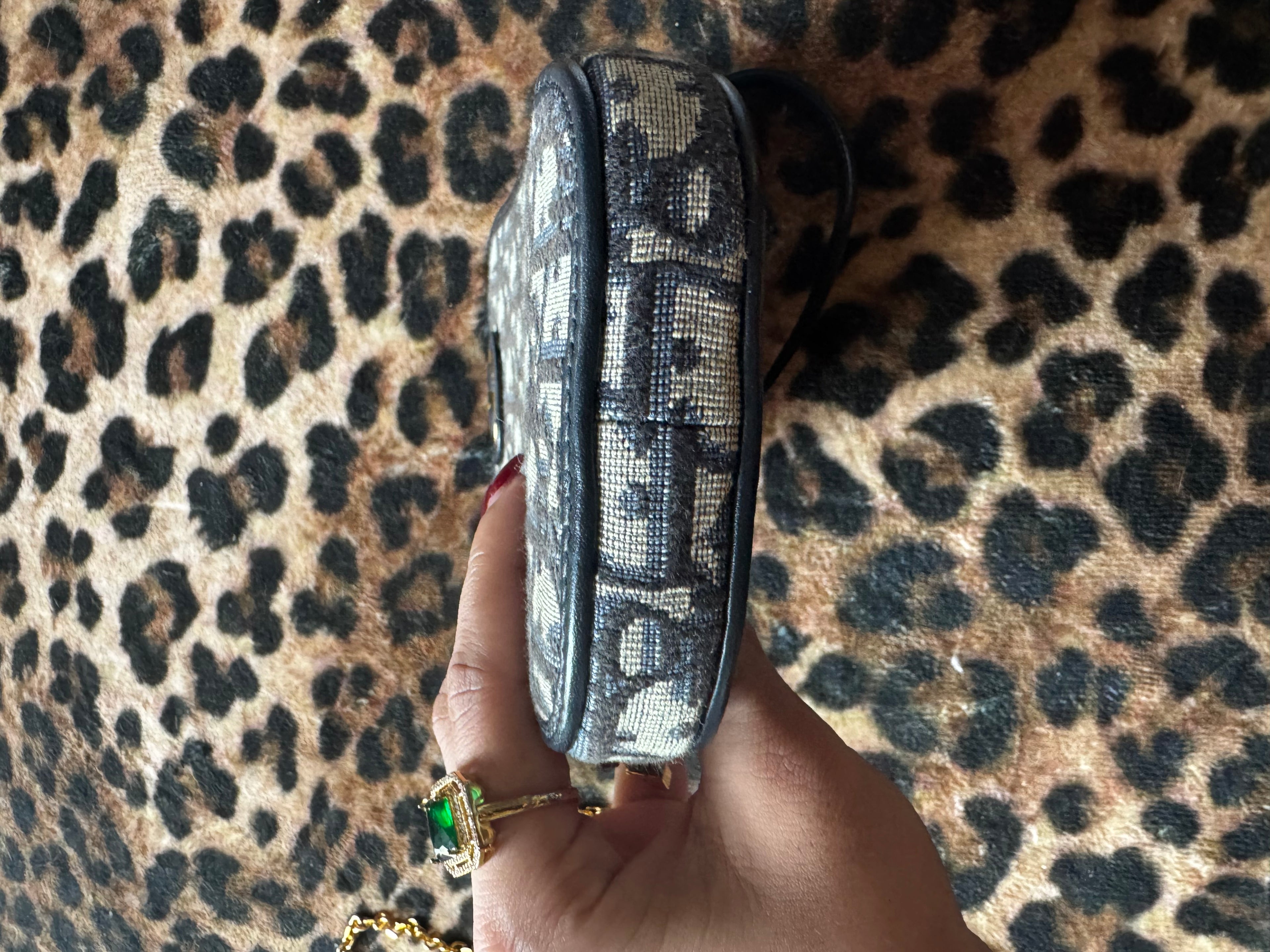 Christian Dior Oblique Jacquard 30 Montaigne Call’in Dior Phone Pouch