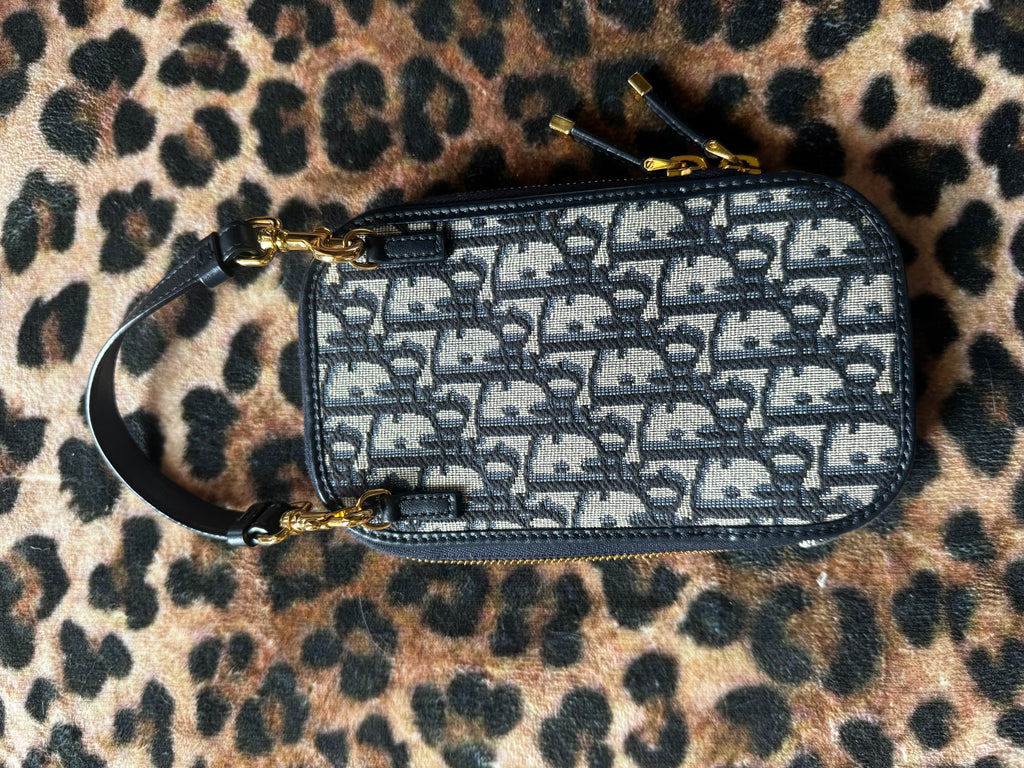 Christian Dior Oblique Jacquard 30 Montaigne Call’in Dior Phone Pouch