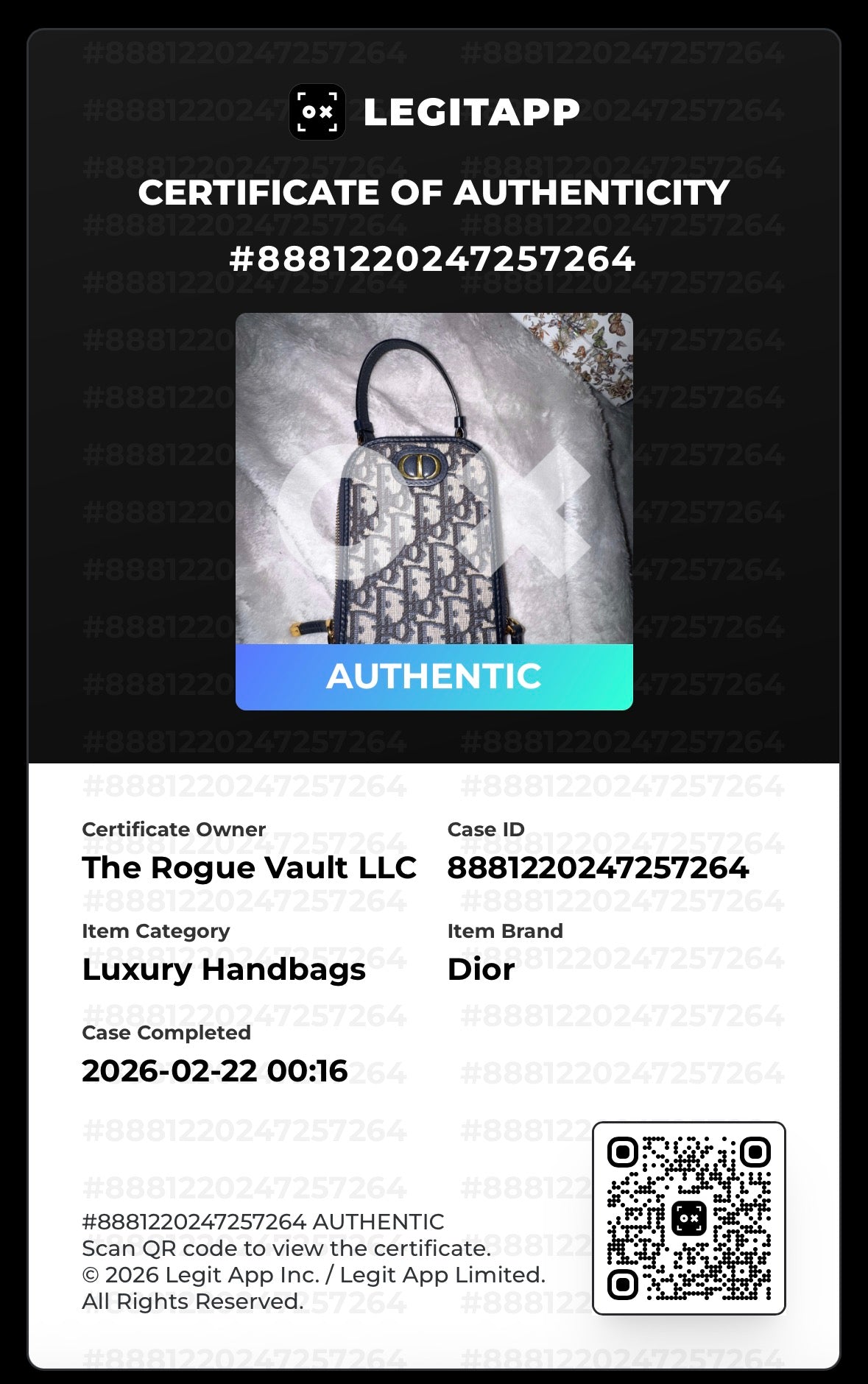 Christian Dior Oblique Jacquard 30 Montaigne Call’in Dior Phone Pouch